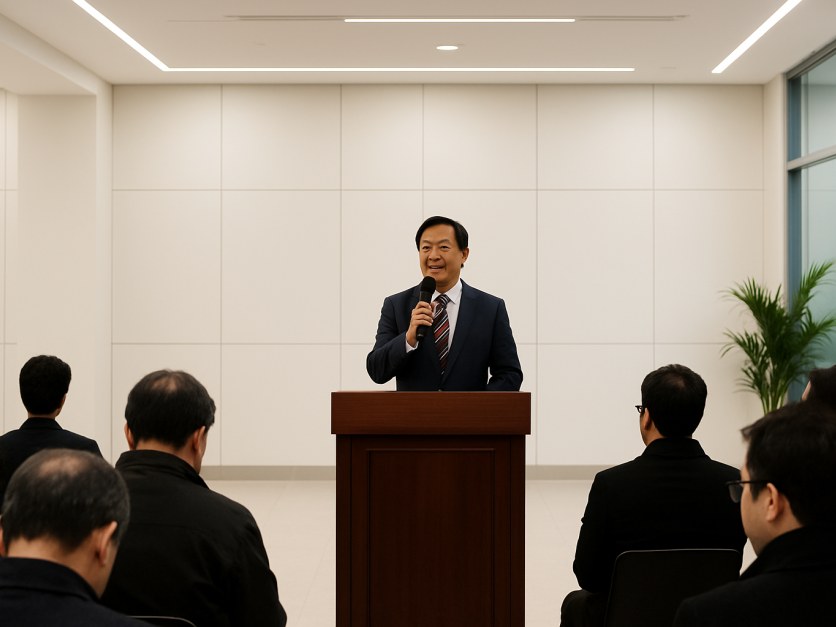 김해 래봄병원 개원식 현장
